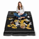 missouri tigers three musketeers black blanket high quality