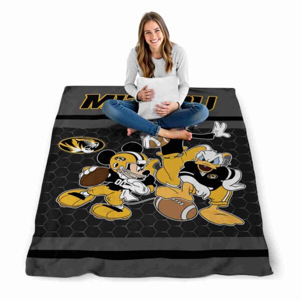 missouri tigers three musketeers black blanket high quality
