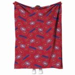 montreal canadiens diehard fans red blanket best selling