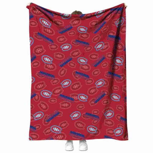 montreal canadiens diehard fans red blanket best selling