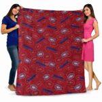 montreal canadiens diehard fans red blanket fashion forward