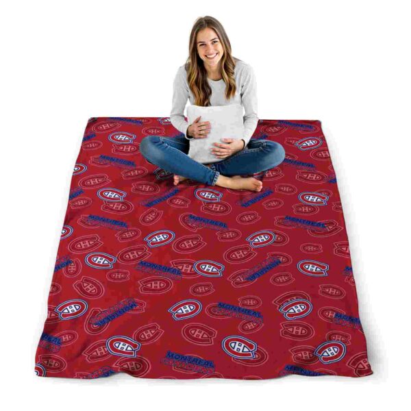 montreal canadiens diehard fans red blanket high quality