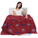 montreal canadiens diehard fans red blanket latest model