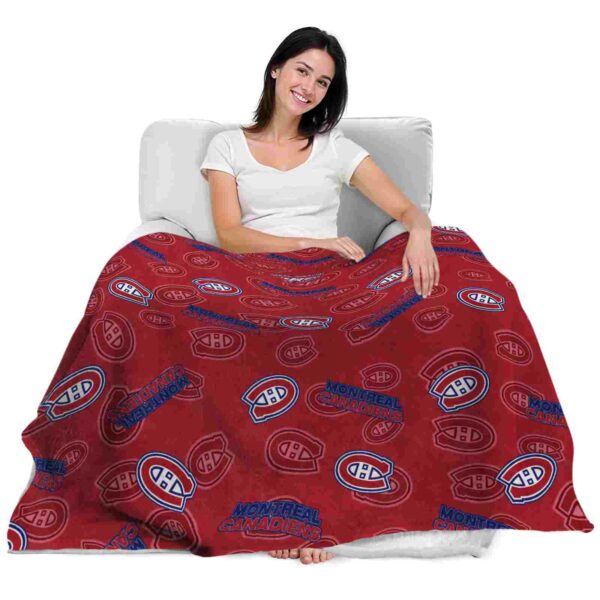 montreal canadiens diehard fans red blanket latest model