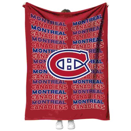 montreal canadiens fan pride red blanket best selling