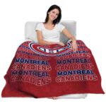 montreal canadiens fan pride red blanket latest model