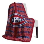 montreal canadiens fan pride red blanket top rated