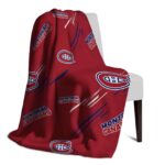 montreal canadiens fan spirit red blanket best selling
