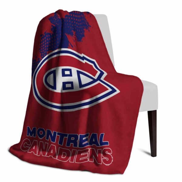 montreal canadiens grunge texture red blanket top rated