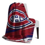 montreal canadiens paint streaks red white blanket top rated