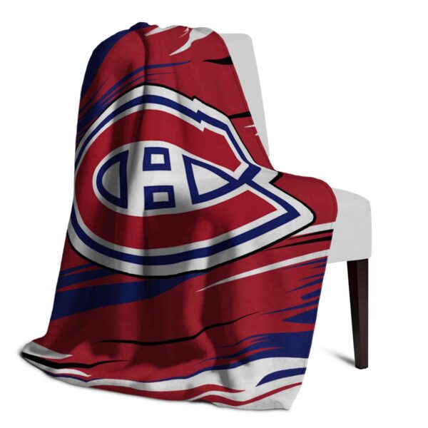 montreal canadiens paint streaks red white blanket top rated