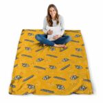 nashville predators diehard fans gold blanket best selling