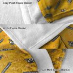 nashville predators diehard fans gold blanket best selling