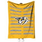 nashville predators fan pride gold blanket best selling