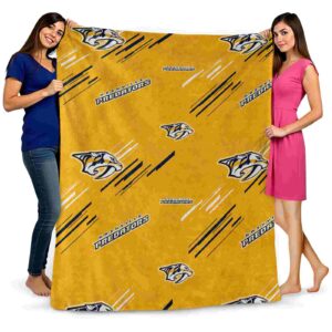 nashville predators fan spirit gold blanket fashion forward