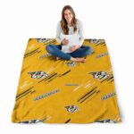 nashville predators fan spirit gold blanket best selling