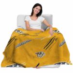 nashville predators fan spirit gold blanket best selling