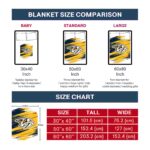 nashville predators paint streaks gold white blanket best selling