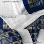 navy midshipmen fan pride blue blanket best selling