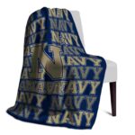 navy midshipmen fan pride blue blanket best selling