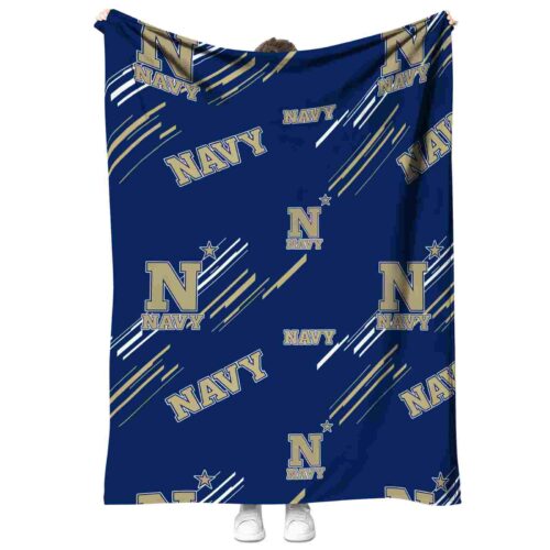 navy midshipmen fan spirit blue blanket best selling