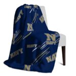 navy midshipmen fan spirit blue blanket best selling