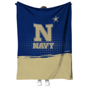 navy midshipmen gradient dots blue blanket best selling