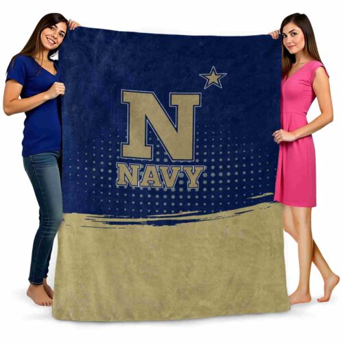 navy midshipmen gradient dots blue blanket fashion forward