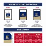 navy midshipmen gradient dots blue blanket best selling