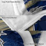 navy midshipmen paint streaks blue white blanket best selling