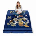 navy midshipmen three musketeers blue blanket best selling