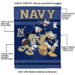 navy midshipmen three musketeers blue blanket best selling
