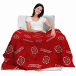 nc state wolfpack diehard fans red blanket latest model