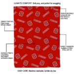 nc state wolfpack diehard fans red blanket new arrival