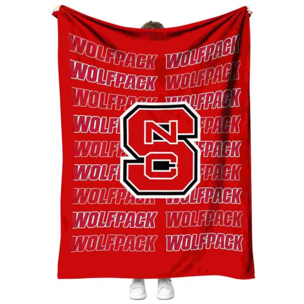 nc state wolfpack fan pride red blanket best selling