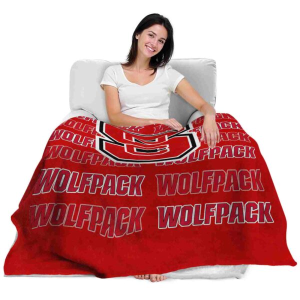 nc state wolfpack fan pride red blanket latest model
