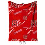 nc state wolfpack fan spirit red blanket best selling