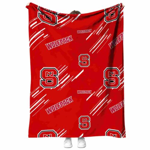 nc state wolfpack fan spirit red blanket best selling
