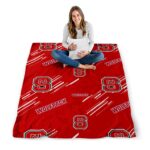 nc state wolfpack fan spirit red blanket best selling