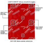 nc state wolfpack fan spirit red blanket best selling