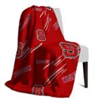 nc state wolfpack fan spirit red blanket best selling