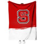 nc state wolfpack gradient dots red blanket best selling