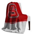 nc state wolfpack gradient dots red blanket best selling