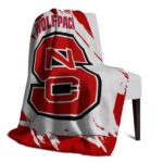 nc state wolfpack splatter effect red blanket top rated