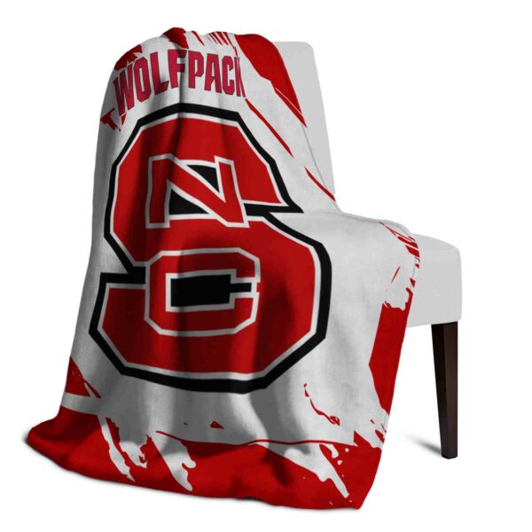 nc state wolfpack splatter effect red blanket top rated