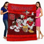 nc state wolfpack three musketeers red blanket fashion forward