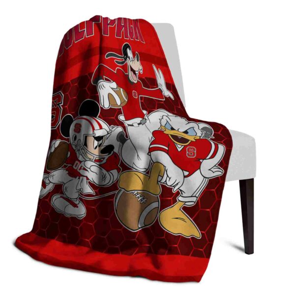 nc state wolfpack three musketeers red blanket top rated