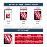 nebraska cornhuskers brushstrokes red white blanket best selling
