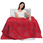 nebraska cornhuskers diehard fans red blanket best selling