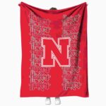 nebraska cornhuskers fan pride red blanket best selling